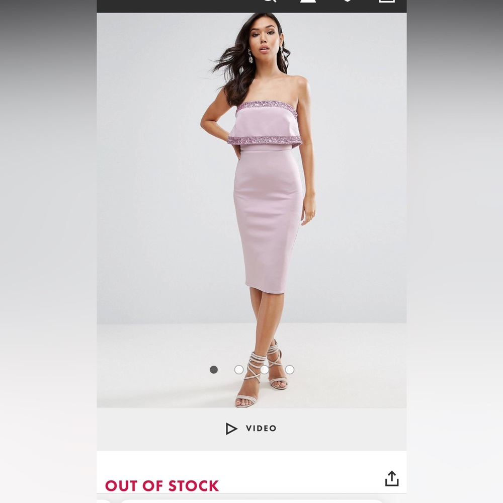 Asos midi dress. 💜💜💜